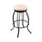 Holland Bar Stool Co 30" Swivel Bar Stool, Black Wrinkle, Nat Maple Seat 300030BWNatMpl - alternate 1